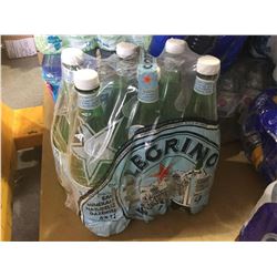 Lot of S. Pellegrino Natural Carbonated Spring Water (6 x 1L)