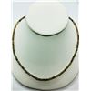 Image 2 : Silver Sapphire(FANCY COLOR, 34ct) Necklace (~weight 6.65g), Appraised Retail $550 (Estimated Sellin