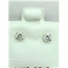 Image 2 : 14K White Gold Diamond(0.3, I1,0.30ctct) Earrings (~weight 0.4g), Made in Canada, Appraised Retail $