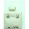 Image 3 : 14K White Gold Diamond(0.3, I1,0.30ctct) Earrings (~weight 0.4g), Made in Canada, Appraised Retail $