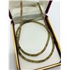 Image 3 : Silver Sapphire(FANCY COLOR, 34ct) Necklace (~weight 6.65g), Appraised Retail $550 (Estimated Sellin