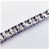 Image 1 : Silver 120 Ruby(6ct) Bracelet (~length 18cm) (~weight 17.3g), Insurance Value $1900 (Estimated Selli