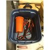 Image 1 : Plastic Tote Bin w/ Jumpstarters
