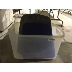 Plastic Storage Tote w/ Top