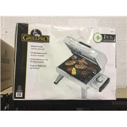 Grill Pro Electric Portable Stainless Steel Grill