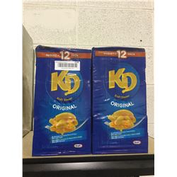 Kraft Dinner Original (12 x225g) Lot of 2