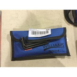 NEW Williams 13-Piece Hex Key Set