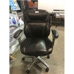 Black Leather Office Chair