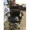 Image 1 : Black Leather Office Chair