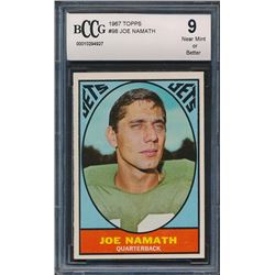 1967 Topps #98 Joe Namath (BCCG 9)