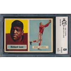 1957 Topps #85 Dick Lane RC (BCCG 8)