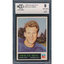 1965 Philadelphia #64 Dick LeBeau RC (BCCG 9)