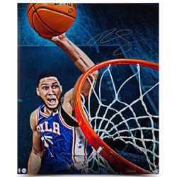 Ben Simmons Signed Philadelphia 76ers "Slam" Limited Edition 20x24 Photo (UDA COA)