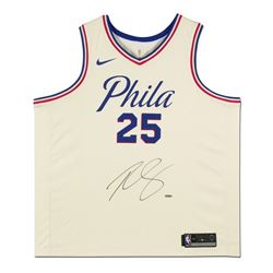 Ben Simmons Signed Philadelphia 76ers City Edition Jersey (UDA COA)