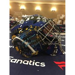 Jordan Binnington Signed St. Louis Blues Limited Edition Full Size Goalie Mask Inscribed "2019 SC Ch