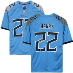 Derrick Henry Signed Tennessee Titans Jersey (Fanatics Hologram)