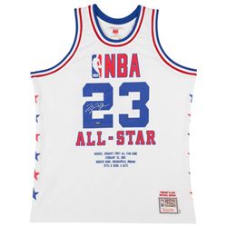 Michael Jordan Signed LE 1985 NBA All Star Game Highlight Stat Jersey (UDA COA)