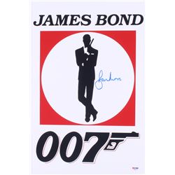 Roger Moore Signed "007" 12x18 Photo (PSA COA)