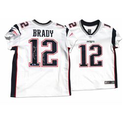 Tom Brady Signed New England Patriots LE Jersey Inscribed "17 NFL MVP" (Steiner COA  TriStar Hologra