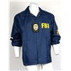 Image 1 : The X-Files - Navy blue FBI jacket together with Police badge and warrant card on neck chain. The ja