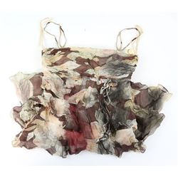 Poseidon (2006) - Floral dress from the film starring Josh Lucas and Kurt Russell. Made by Sue Wong,