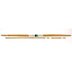 The Last Samurai (2003) - Bow and arrow,  pipe and leather belt, from the film starring Tom Cruise.