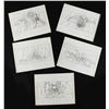 Image 1 : Indiana Jones and the Last Crusade (1989) Five original hand drawn storyboard sequences showing the 