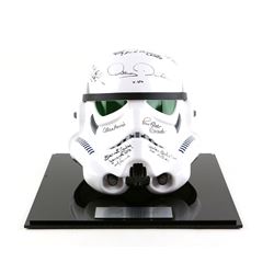 Star Wars - A New Hope - Signed official Prop replica Stormtrooper helmet, full scale produced by EF
