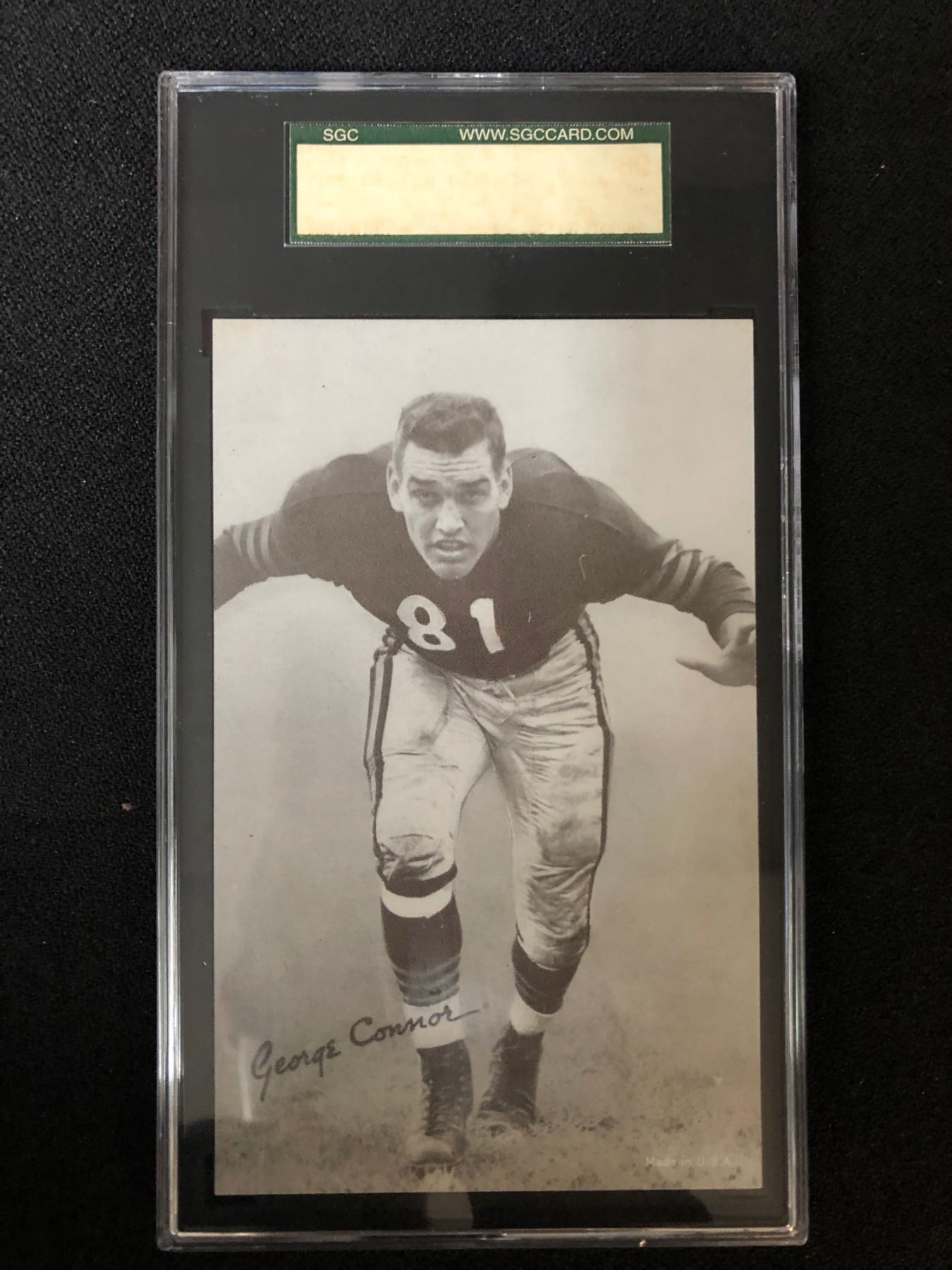 VINTAGE GEORGE CONNOR FOOTBALL CARD