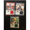 Image 1 : UPPER DECK GAME JERSEY FOOTBALL CARD LOT