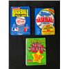 Image 1 : 1986 BASEBALL WAX PACKS LOT