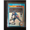 Image 1 : BOB BOURNE SIGNED VINTAGE ISLANDERS HOCKEY CARD