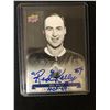 Image 1 : RED KELLY SIGNED UPPER DECK MAPLE LEAFS CENTENNIAL HOCKEY CARD