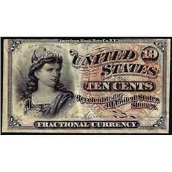 March 3, 1863 Fourth Issue Ten Cent Fractional Currency Note