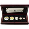 Image 1 : 2003 Canada Silver Maple Leaf Hologram (5) Coin Set w/ Box & COA