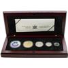 Image 3 : 2003 Canada Silver Maple Leaf Hologram (5) Coin Set w/ Box & COA