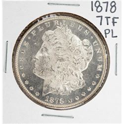 1878 7TF PL $1 Morgan Silver Dollar Coin
