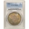 Image 1 : 1882 $1 Morgan Silver Dollar Coin PCGS MS64 Amazing Toning