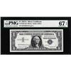 Image 1 : 1957A $1 Silver Certificate Note Fr.1620 PMG Superb Gem Uncirculated 67EPQ