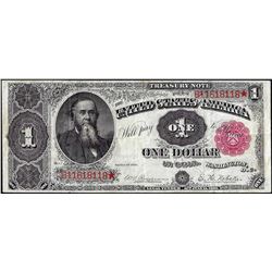 1891 $1 Treasury Note