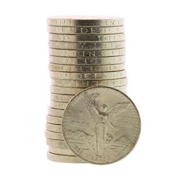 Roll of (20) Brilliant Uncirculated 1982-MO Mexico Libertad Silver Coins