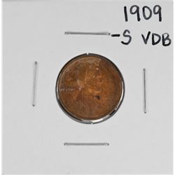 1909-S VDB Lincoln Wheat Cent Coin