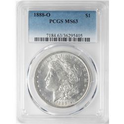 1888-O $1 Morgan Silver Dollar Coin PCGS MS63