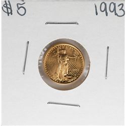 1993 $5 American Gold Eagle Coin