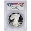 Image 1 : 2005-W $1 American Silver Eagle Proof Coin PCGS PR69DCAM W/Edmund C. Moy Signature