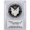 Image 2 : 2005-W $1 American Silver Eagle Proof Coin PCGS PR69DCAM W/Edmund C. Moy Signature