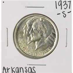 1937-S Arkansas Centennial Commemorative Half Dollar Coin
