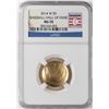 Image 1 : 2014-W $5 Baseball Hall of Fame Gold Coin NGC MS70