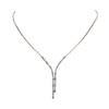 Image 1 : 14KT White Gold 1.25 ctw Diamond Necklace