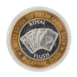 .999 Silver McCarran International Airport Las Vegas, NV $10 Limited Gaming Token